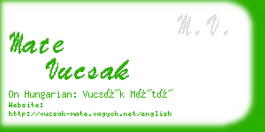 mate vucsak business card